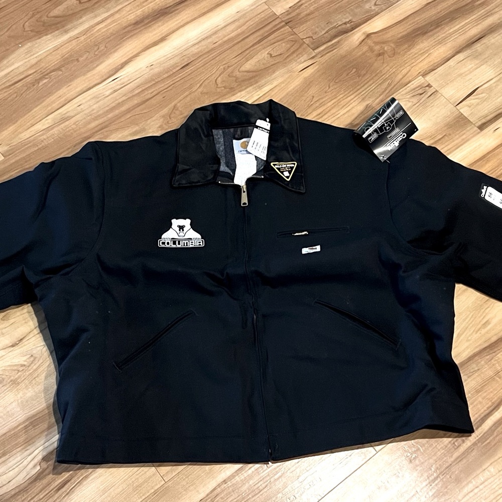NEW! Carhartt duck blanket-lined Detroit jacket black relaxed fit VARIOUS SIZES!